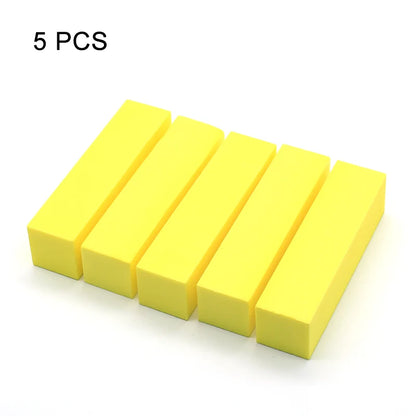 Nail Art Buffer Grinder Buffing Block White Nail File For Pedicure Tips Manicure Care Sponge Buffer Gel Polish Accessories Tools