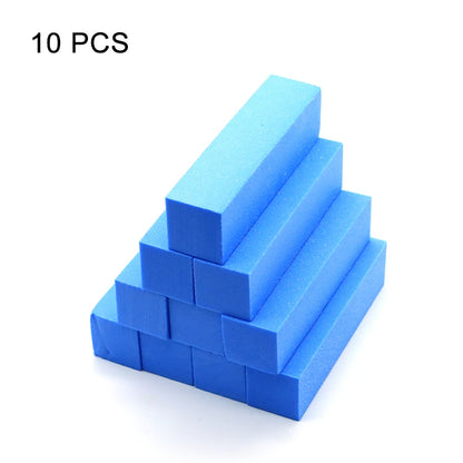 Nail Art Buffer Grinder Buffing Block White Nail File For Pedicure Tips Manicure Care Sponge Buffer Gel Polish Accessories Tools