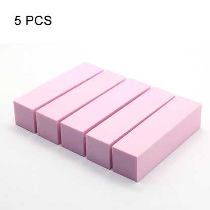 Nail Art Buffer Grinder Buffing Block White Nail File For Pedicure Tips Manicure Care Sponge Buffer Gel Polish Accessories Tools