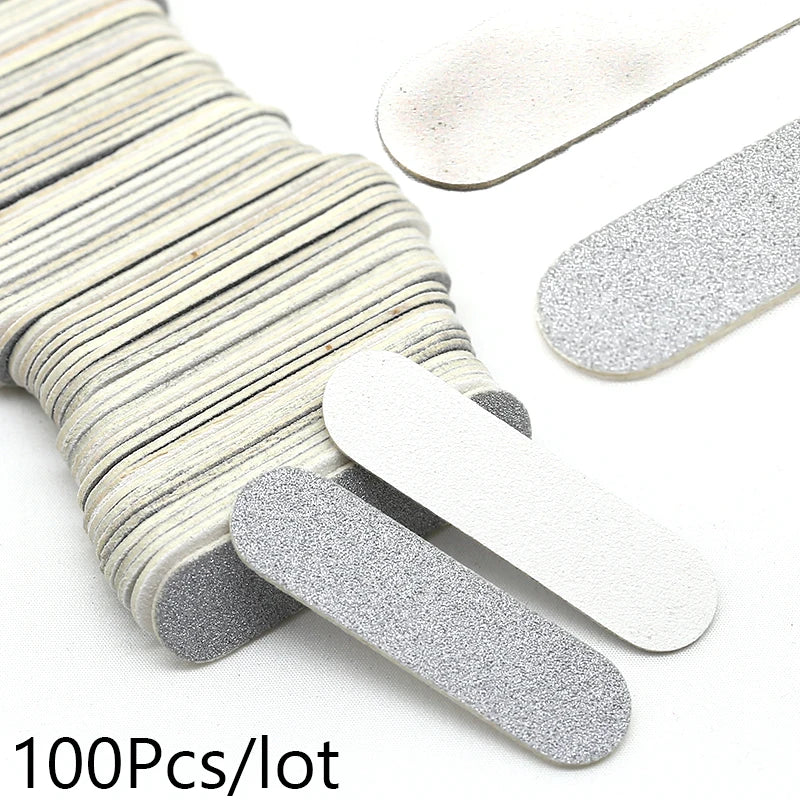 Nail Art Buffer Grinder Buffing Block White Nail File For Pedicure Tips Manicure Care Sponge Buffer Gel Polish Accessories Tools