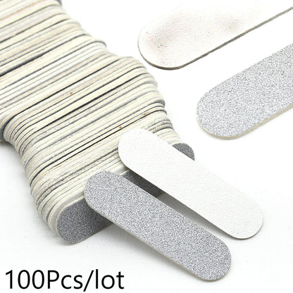 Nail Art Buffer Grinder Buffing Block White Nail File For Pedicure Tips Manicure Care Sponge Buffer Gel Polish Accessories Tools