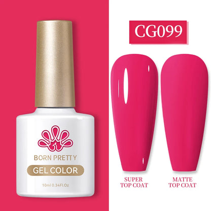 BORN PRETTY Gel Nail Polish — 130 Colors, Semi-Permanent UV/LED Gel Varnish