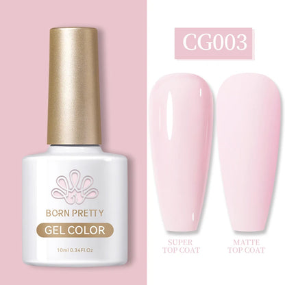 BORN PRETTY Gel Nail Polish — 130 Colors, Semi-Permanent UV/LED Gel Varnish