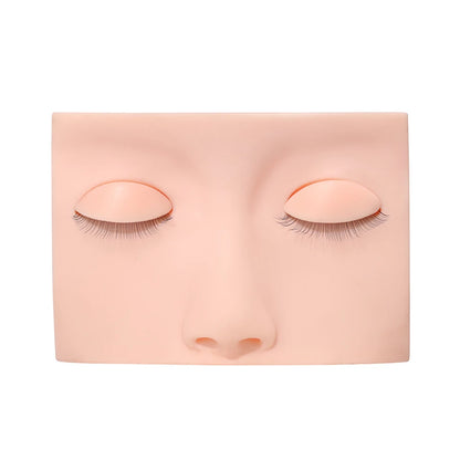 Mannequin Head For Eyelash Extension Training kit With Removable Eyelids Silicone Cosmetic Model Heads Makeup Tools Gel Material