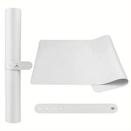 Nail Art Table Mat – Foldable Leather Desk Mat with Armrest