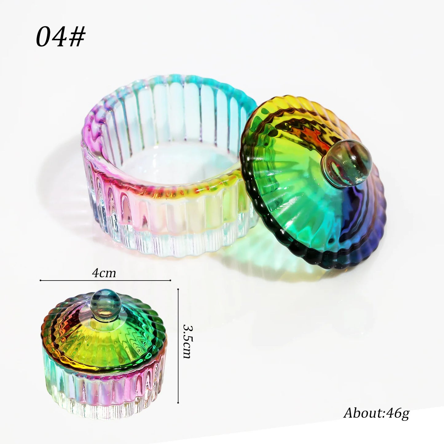 Pink Crystal Dappen Dish – Heart Shape Acrylic Liquid Holder