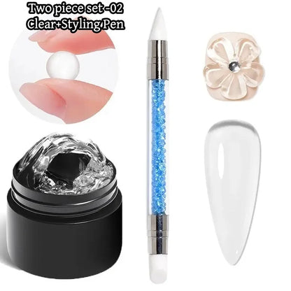 3D Nail Gel – Hard Non-Sticky Overlay for Shapes & Bows