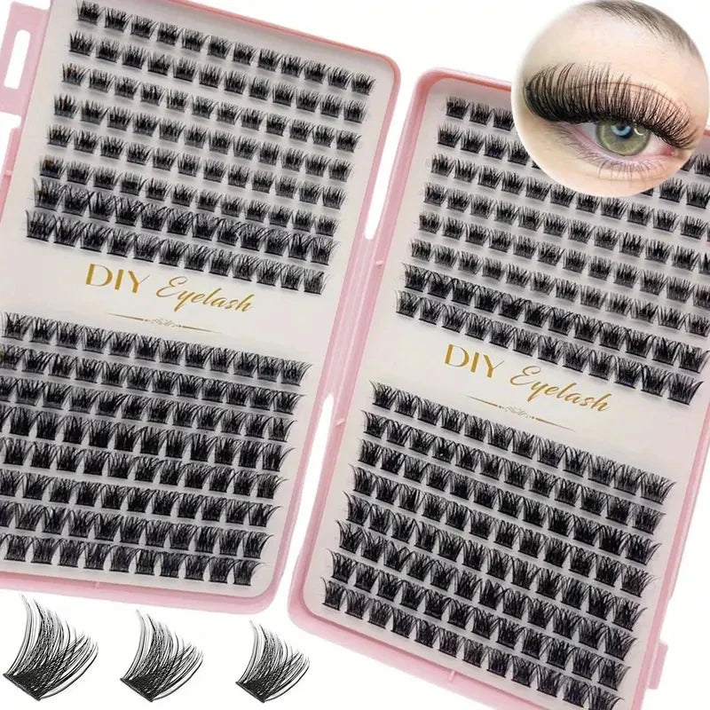 Individual Eyelash Extension Kit — D-Roll, 384 Pcs