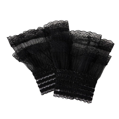 Nail Art Photo Glove – Decorative Lace Flare Cuffs