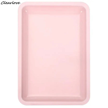 Nail Tray Stainless Steel Cosmetic Storage Tray Nail Art Nail Polish Storage Multicolor Nail Art Desktop False Nails Dish Tools