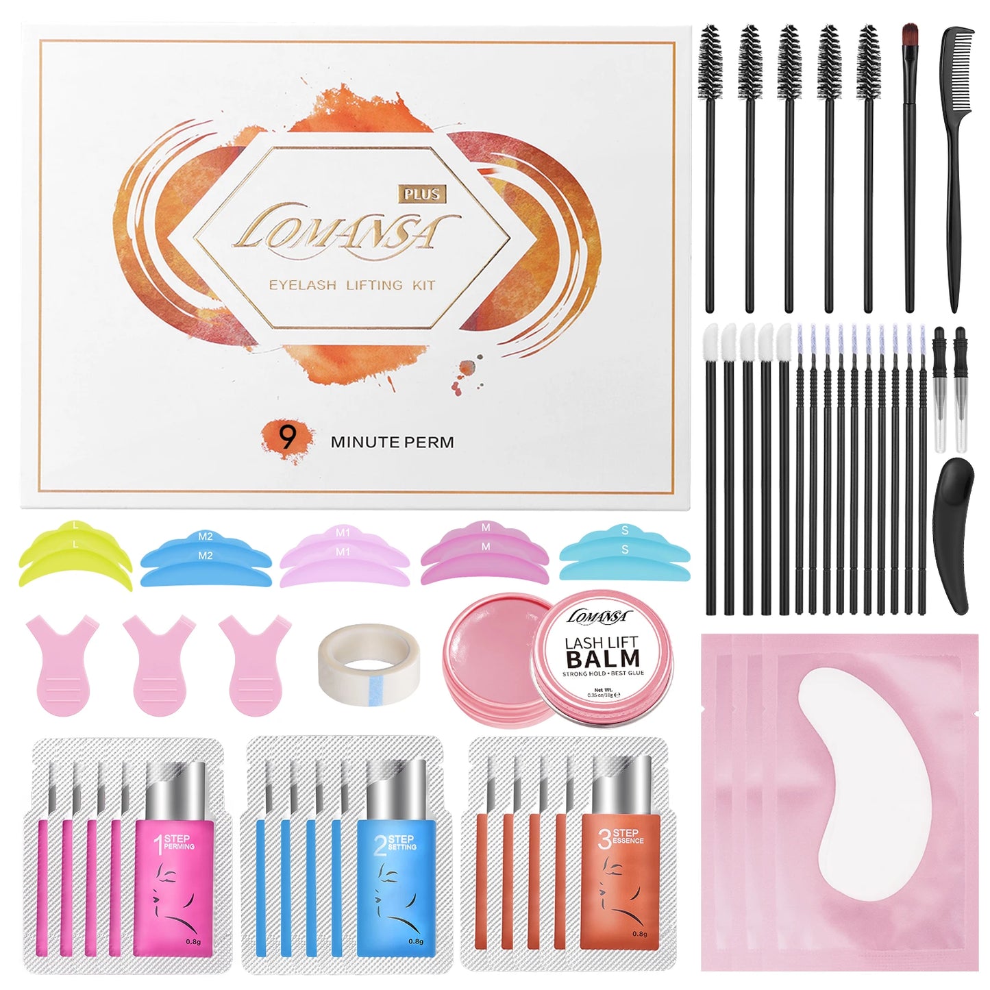 Lomansa Lash Lift Kit — Lasts 6–8 Weeks