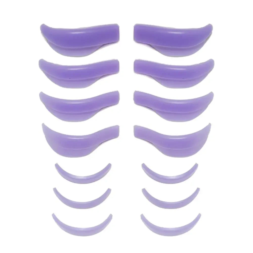 Silicone Lash Lift Perm Pads — 7 Pairs, Multi-Size