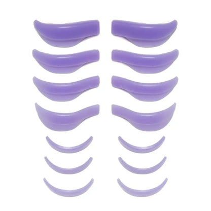 Silicone Lash Lift Perm Pads — 7 Pairs, Multi-Size