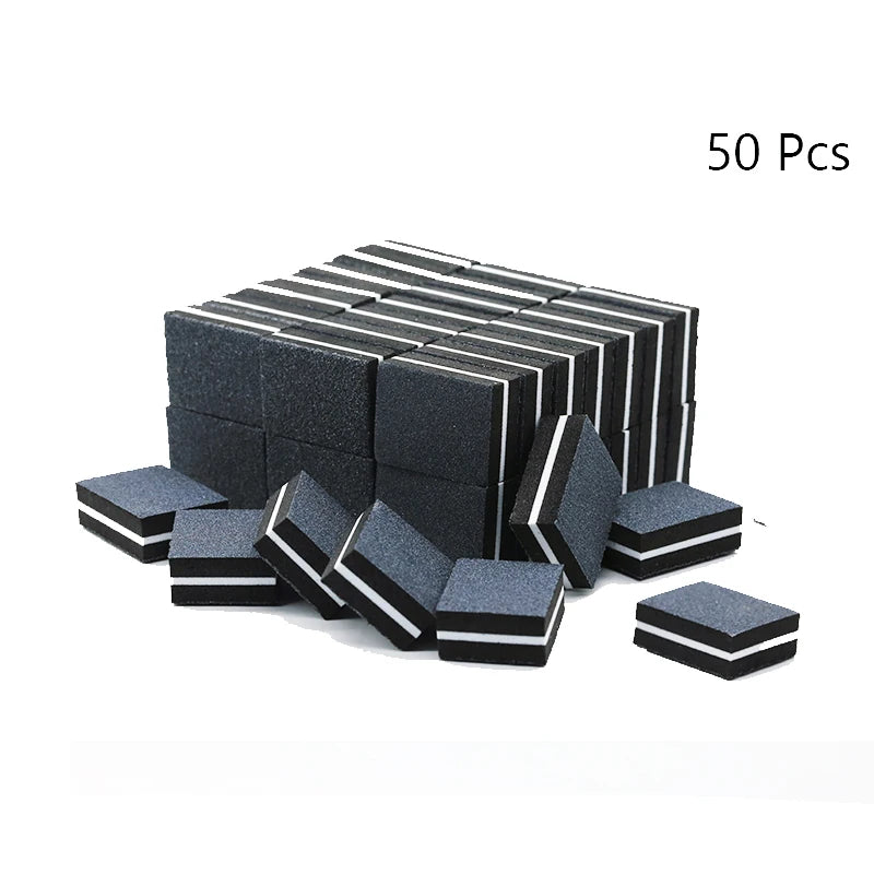 Nail Art Buffer Grinder Buffing Block White Nail File For Pedicure Tips Manicure Care Sponge Buffer Gel Polish Accessories Tools