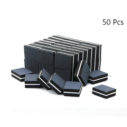 Nail Art Buffer Grinder Buffing Block White Nail File For Pedicure Tips Manicure Care Sponge Buffer Gel Polish Accessories Tools