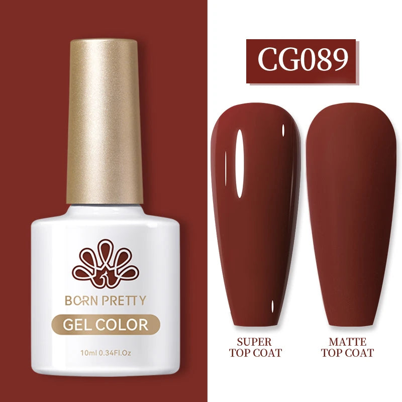 BORN PRETTY Gel Nail Polish — 130 Colors, Semi-Permanent UV/LED Gel Varnish