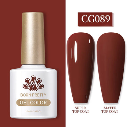 BORN PRETTY Gel Nail Polish — 130 Colors, Semi-Permanent UV/LED Gel Varnish