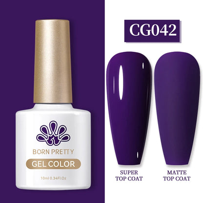 BORN PRETTY Gel Nail Polish — 130 Colors, Semi-Permanent UV/LED Gel Varnish