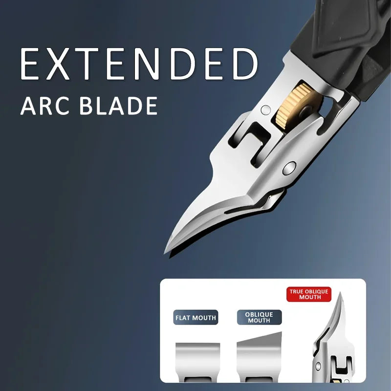 Ultra-Sharp Nail Clippers – Slanted Blade for Thick Nails