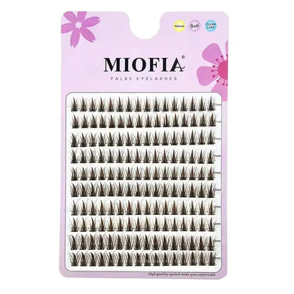 1 Box/160 Bunches Mink Eyelashes Natural 3D Russian Individual Eyelash extension MS Eyelash cluster Makeup Tool Lashes Wholesale