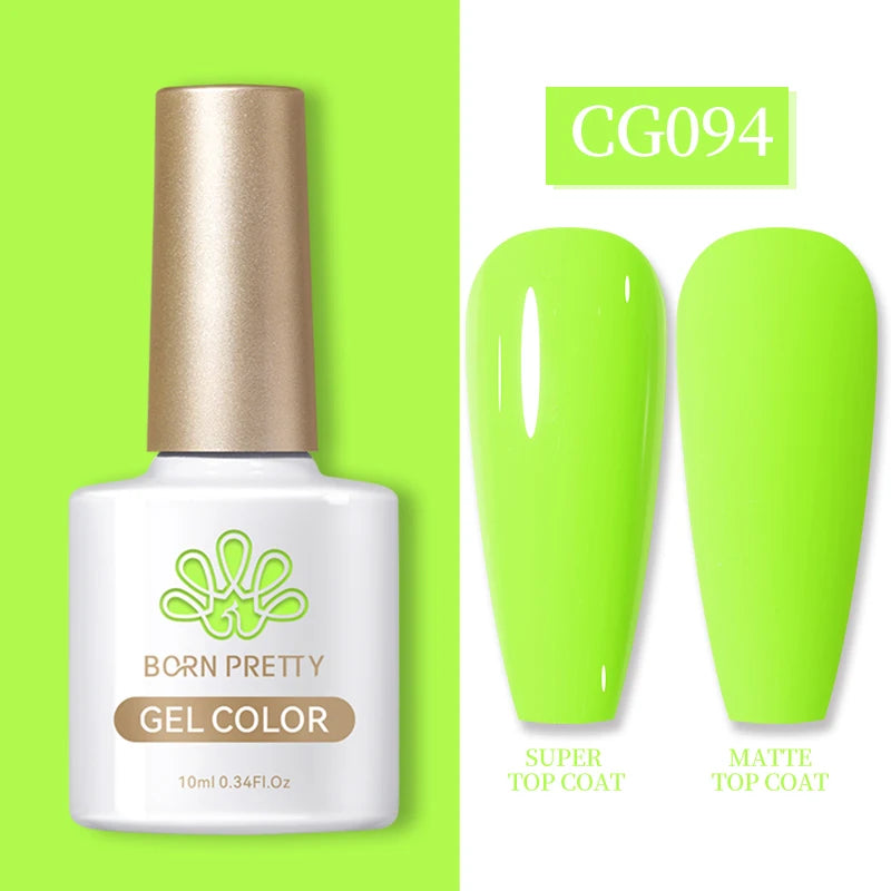 BORN PRETTY Gel Nail Polish — 130 Colors, Semi-Permanent UV/LED Gel Varnish