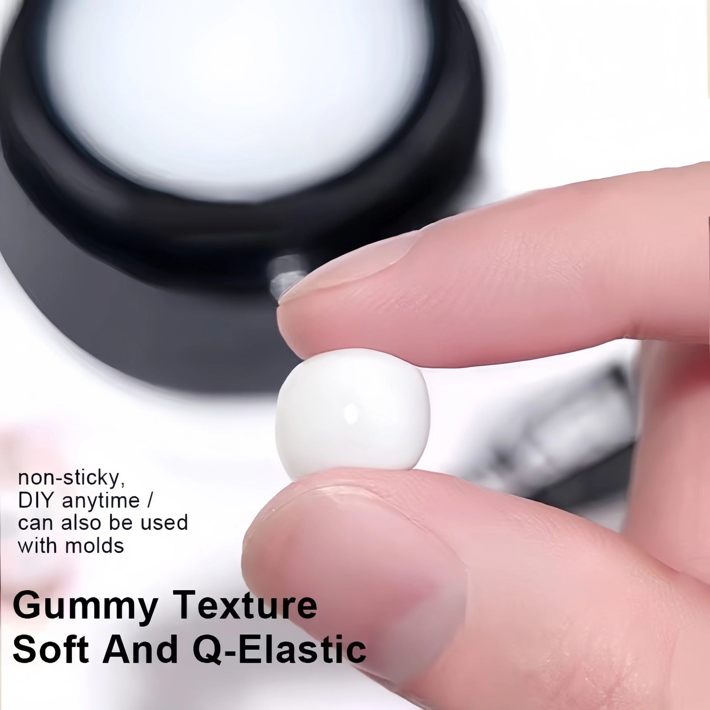 3D Nail Gel – Hard Non-Sticky Overlay for Shapes & Bows