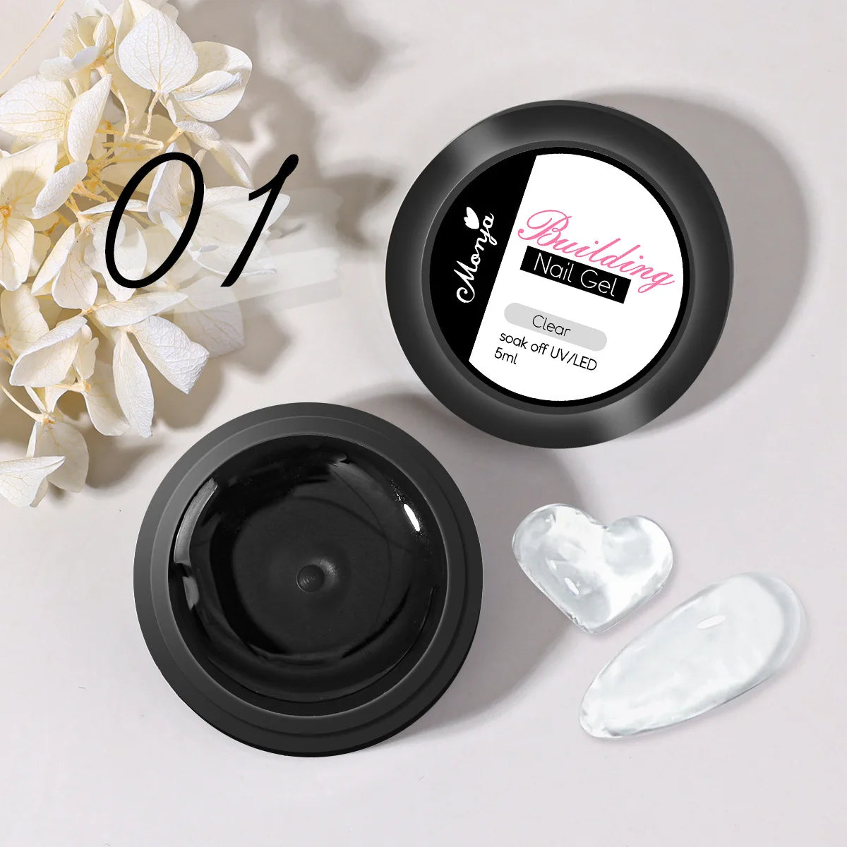 3D Nail Gel – Hard Non-Sticky Overlay for Shapes & Bows