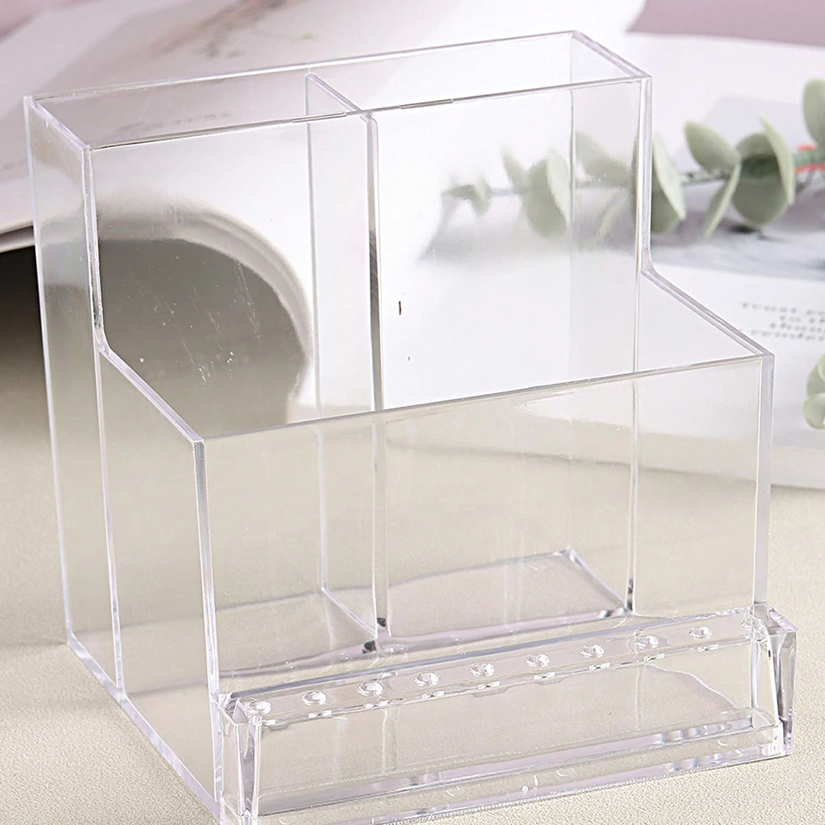 A Compact Holder And Organizer for Mini Nail Drill Bits, for Nail Polishing Tools, Featuring a Storage Box And Display Rack