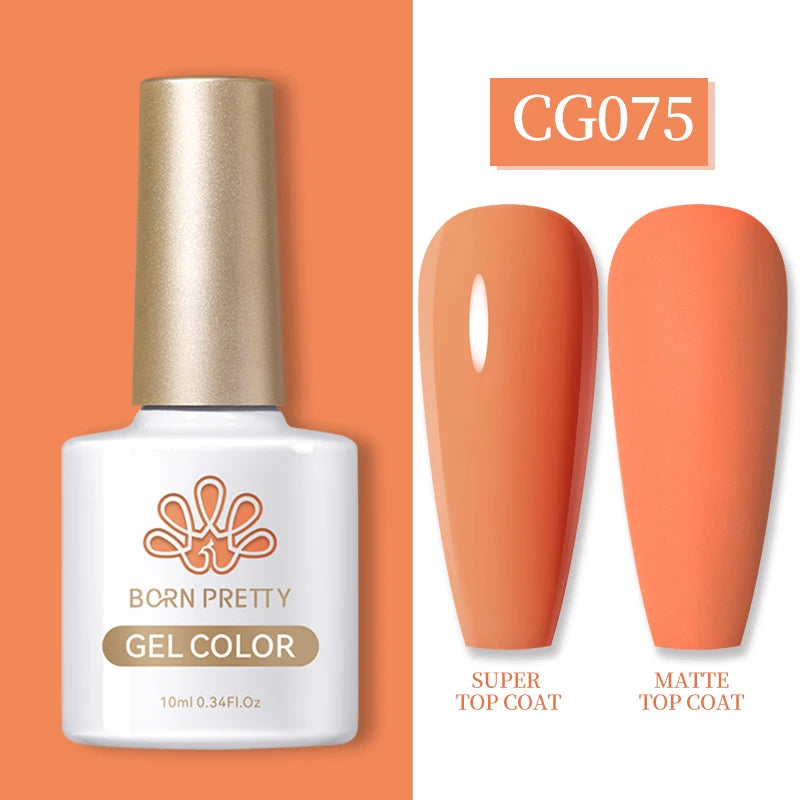 BORN PRETTY Gel Nail Polish — 130 Colors, Semi-Permanent UV/LED Gel Varnish