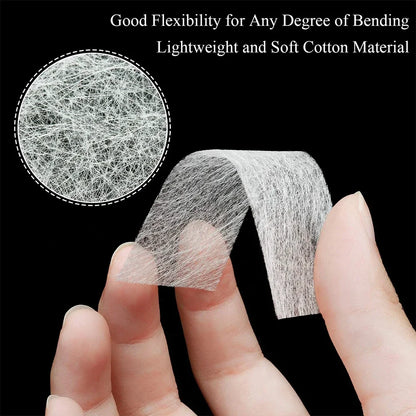 Fiberglass Nail Extension Silk Wraps – UV Gel Acrylic Tips
