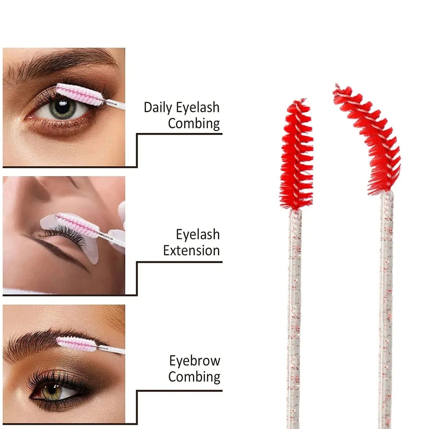 Eyelash Extension Kit: Strip Lashes, Under Eye Patches, Micro Applicator Brush, Adhesive Holder | All-in-One Professional Tools