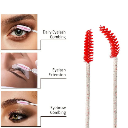Eyelash Extension Kit: Strip Lashes, Under Eye Patches, Micro Applicator Brush, Adhesive Holder | All-in-One Professional Tools