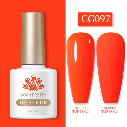 BORN PRETTY Gel Nail Polish — 130 Colors, Semi-Permanent UV/LED Gel Varnish