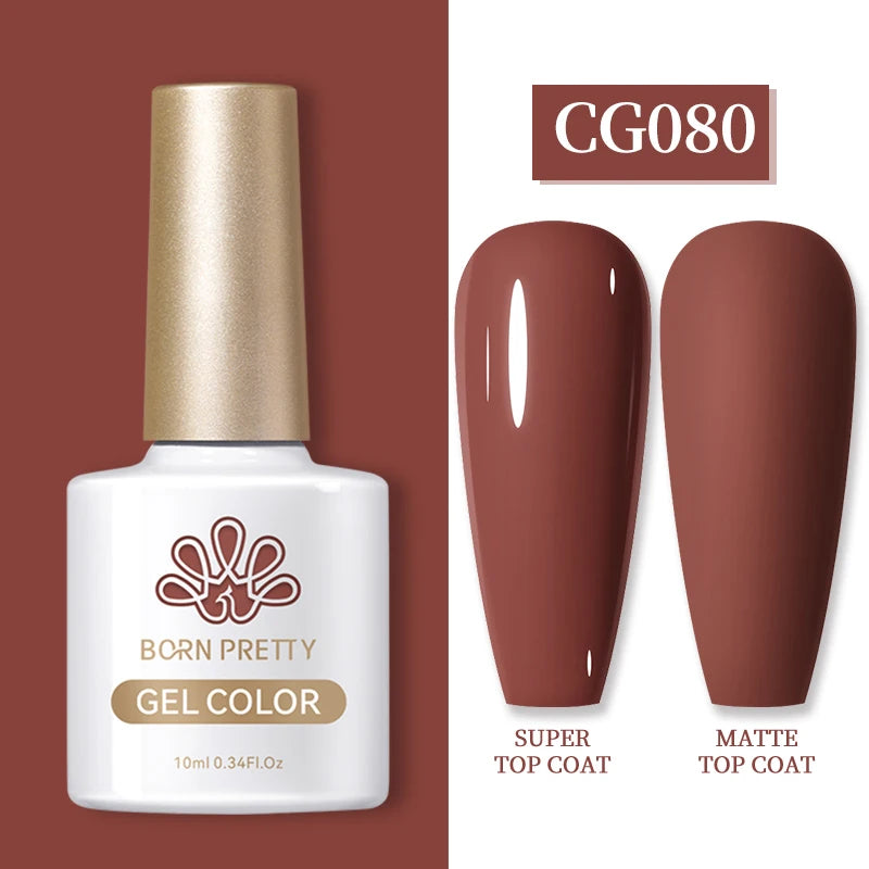BORN PRETTY Gel Nail Polish — 130 Colors, Semi-Permanent UV/LED Gel Varnish