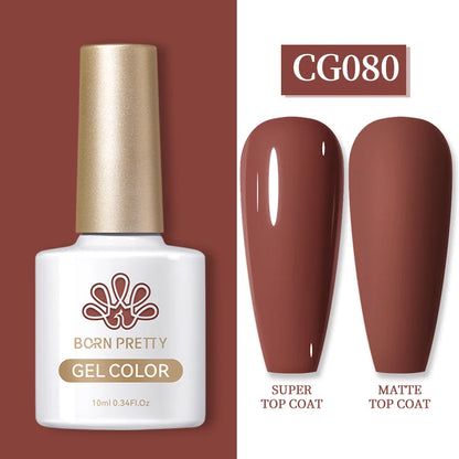 BORN PRETTY Gel Nail Polish — 130 Colors, Semi-Permanent UV/LED Gel Varnish