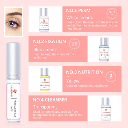 Lakerain Lash Lift Kit — Semi-Permanent Curling & Perming
