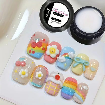 3D Nail Gel – Hard Non-Sticky Overlay for Shapes & Bows