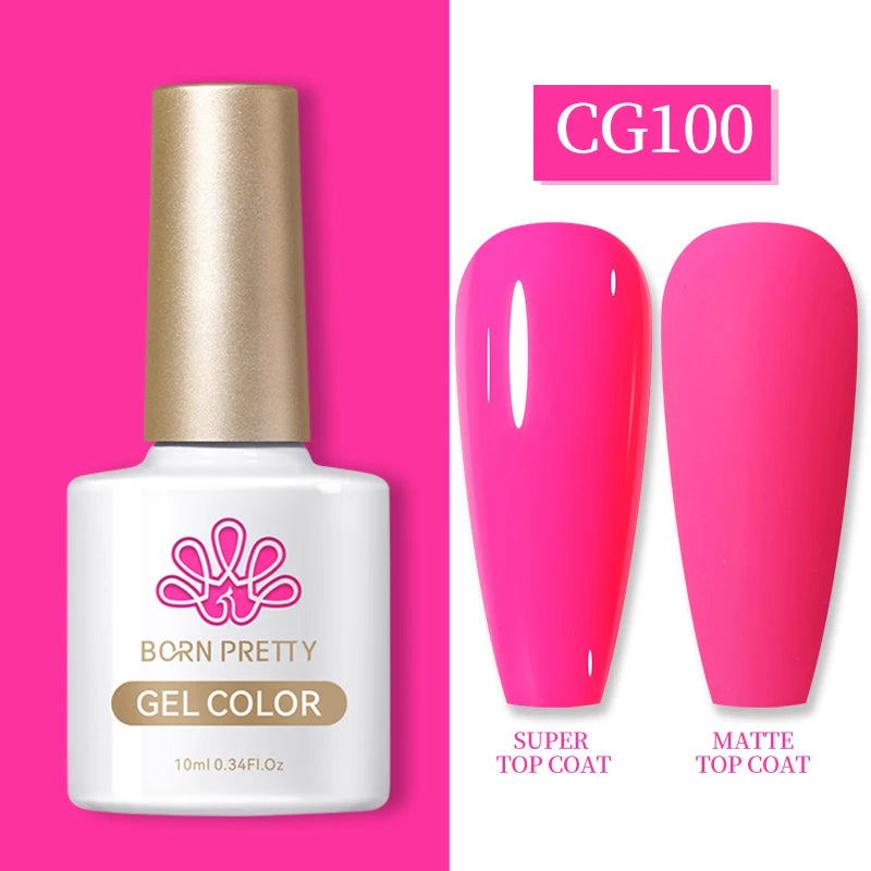 BORN PRETTY Gel Nail Polish — 130 Colors, Semi-Permanent UV/LED Gel Varnish