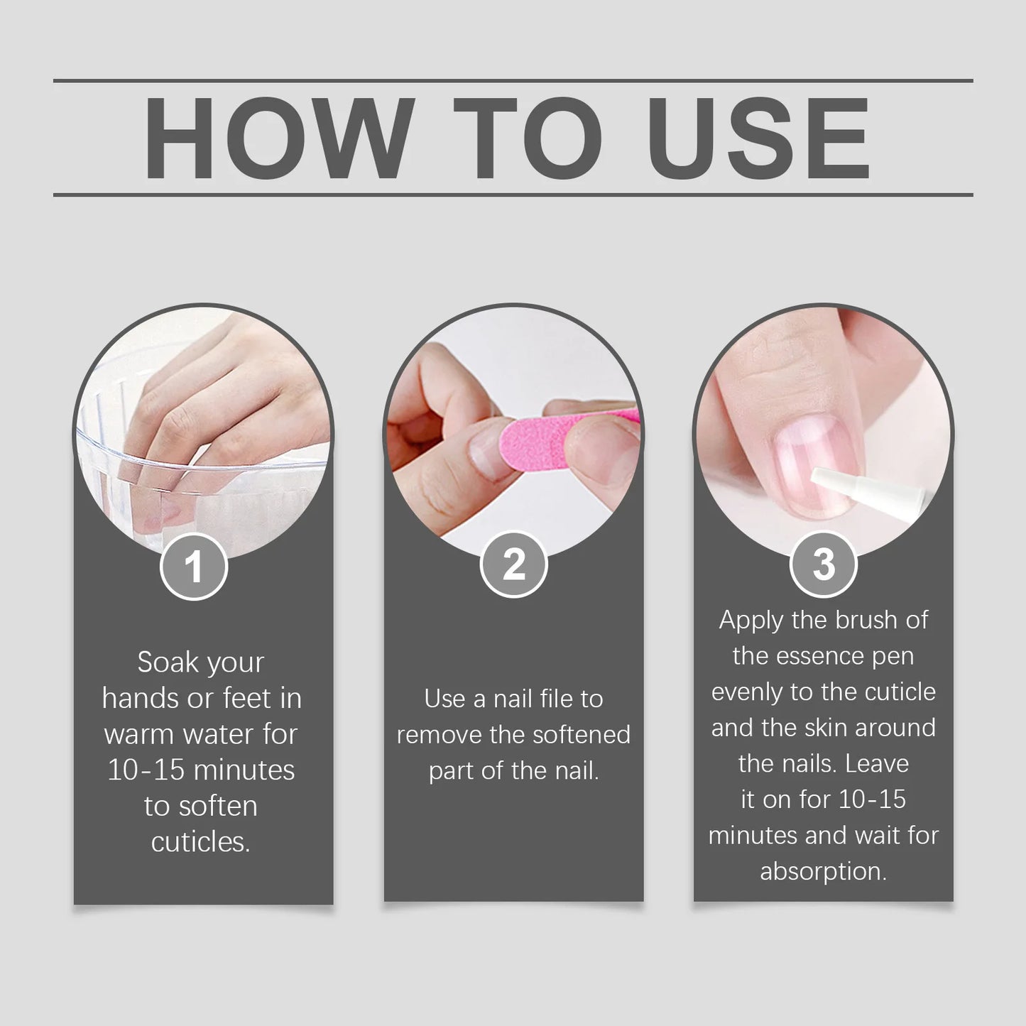 Nail Care Pen Deeply Nourishing Repairing Damaged Nails Surface Promote Nail Growth Reduce Dryness Strengthen Nail Cuticle Oil