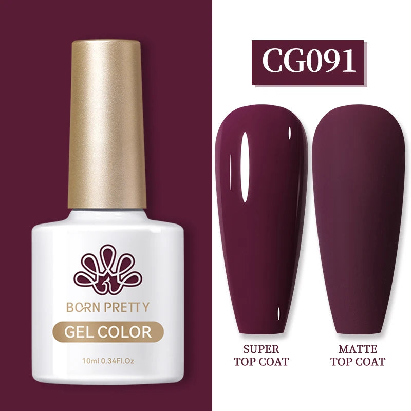BORN PRETTY Gel Nail Polish — 130 Colors, Semi-Permanent UV/LED Gel Varnish