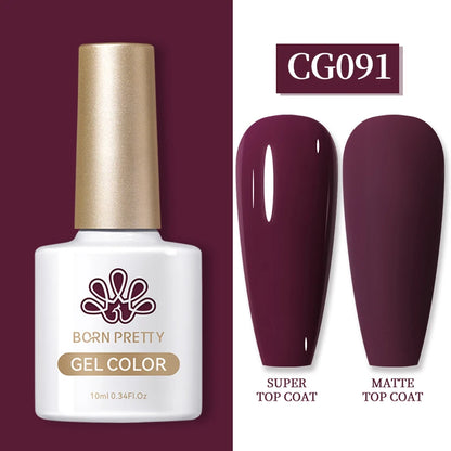 BORN PRETTY Gel Nail Polish — 130 Colors, Semi-Permanent UV/LED Gel Varnish