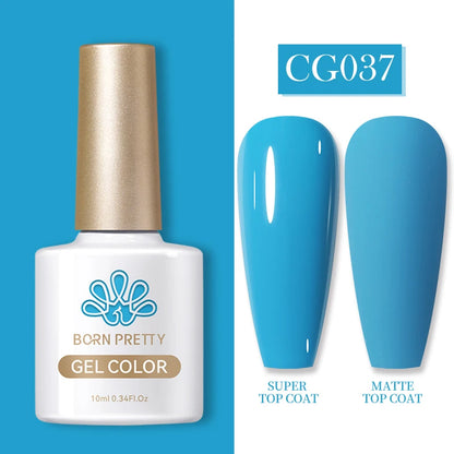 BORN PRETTY Gel Nail Polish — 130 Colors, Semi-Permanent UV/LED Gel Varnish