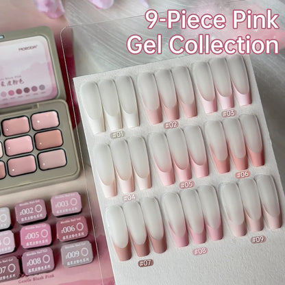 Pink Patting Gel – 9 Colors High Saturation Semi-Solid Nail Polish