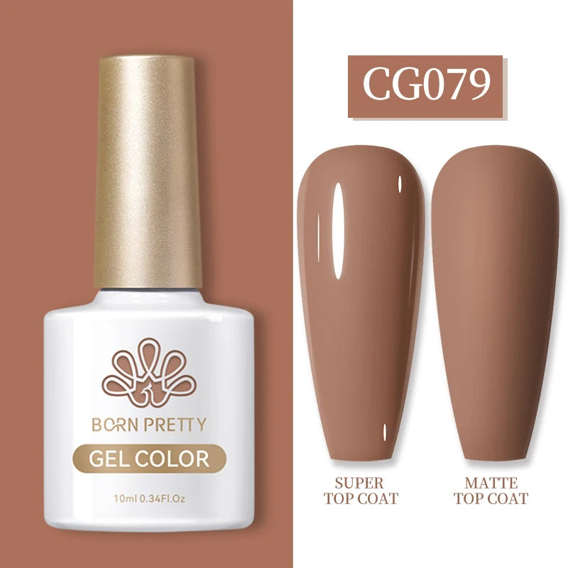 BORN PRETTY Gel Nail Polish — 130 Colors, Semi-Permanent UV/LED Gel Varnish