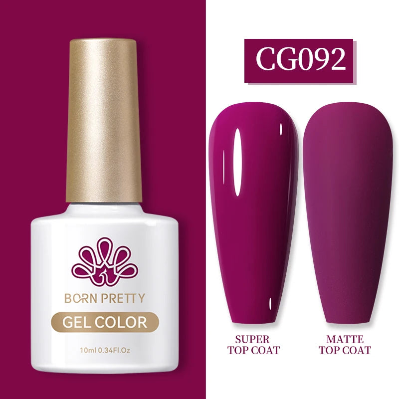 BORN PRETTY Gel Nail Polish — 130 Colors, Semi-Permanent UV/LED Gel Varnish