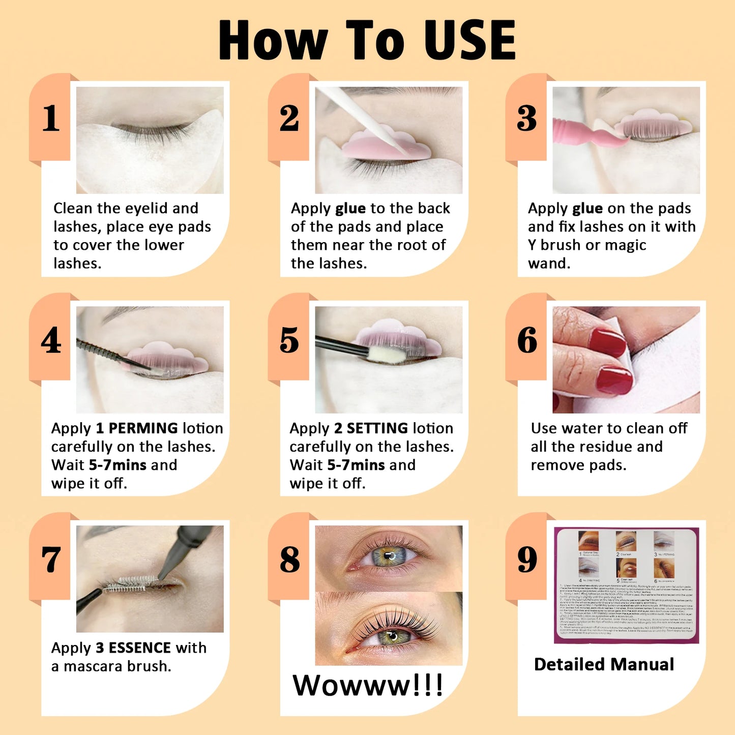 Lomansa Lash Lift Kit — Lasts 6–8 Weeks