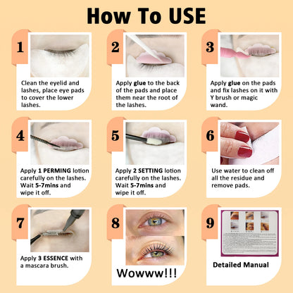Lomansa Lash Lift Kit — Lasts 6–8 Weeks