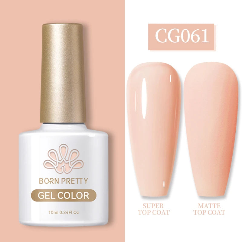 BORN PRETTY Gel Nail Polish — 130 Colors, Semi-Permanent UV/LED Gel Varnish