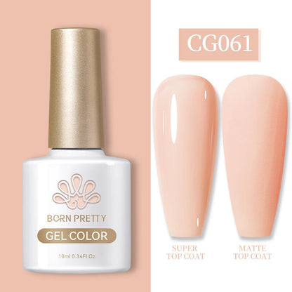BORN PRETTY Gel Nail Polish — 130 Colors, Semi-Permanent UV/LED Gel Varnish