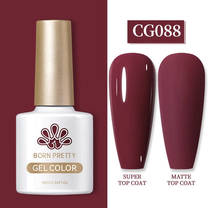BORN PRETTY Gel Nail Polish — 130 Colors, Semi-Permanent UV/LED Gel Varnish